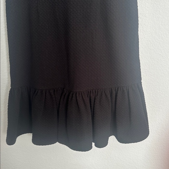 New Rebecca Taylor black honeycomb scalloped edge dress 8 - Picture 7 of 15